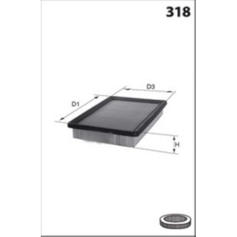 Filtre à air MECAFILTER ELP9128 - Visuel 1