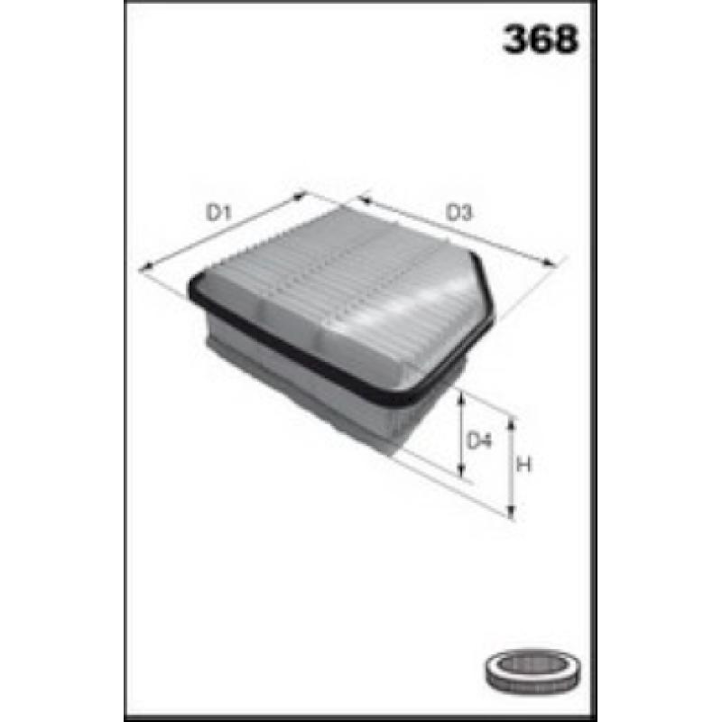 Filtre à air MECAFILTER ELP9256 - Visuel 1