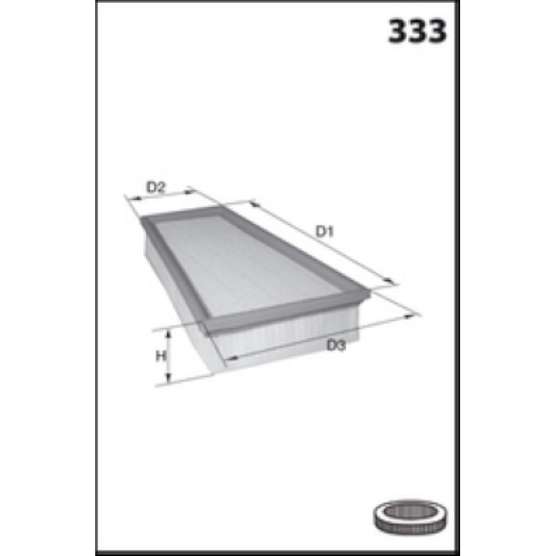 Filtre à air MECAFILTER ELP9498 - Visuel 1