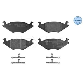 Jeu de 4 plaquettes de frein avant MEYLE