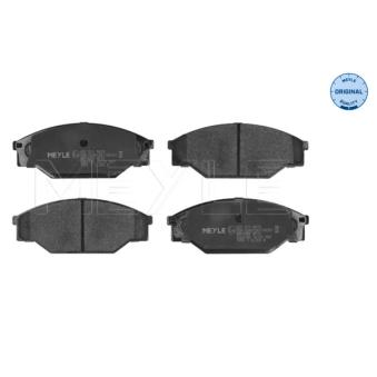 Jeu de 4 plaquettes de frein avant MEYLE 025 211 5815