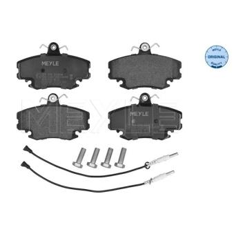 Jeu de 4 plaquettes de frein avant MEYLE