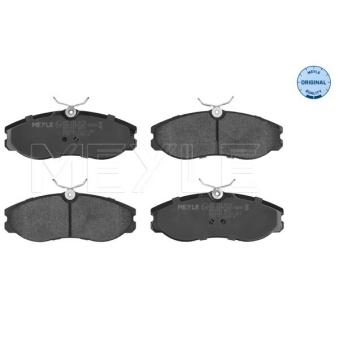 Jeu de 4 plaquettes de frein avant MEYLE