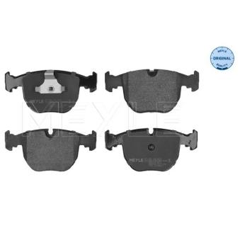 Jeu de 4 plaquettes de frein avant MEYLE