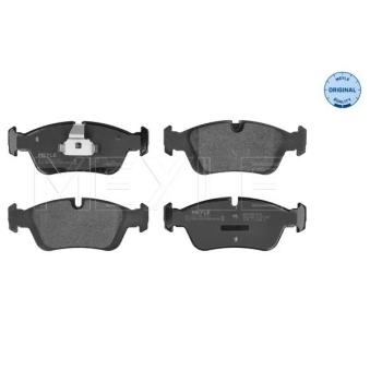 Jeu de 4 plaquettes de frein avant MEYLE 025 232 8717