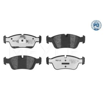 Jeu de 4 plaquettes de frein avant MEYLE 025 232 8717/PD