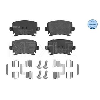 Jeu de 4 plaquettes de frein arrière MEYLE 025 239 1417