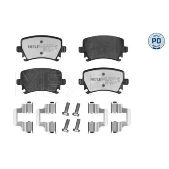 Jeu de 4 plaquettes de frein arrière MEYLE 025 239 1417/PD