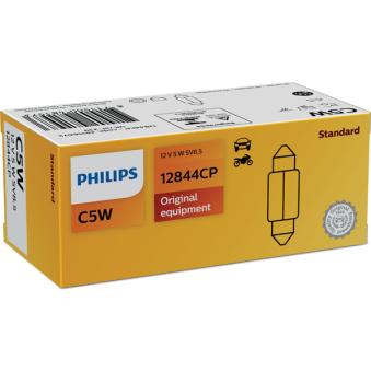 Ampoule, feu éclaireur de plaque PHILIPS 12844CP
