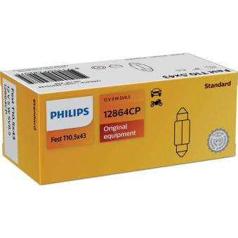 Ampoule, feu éclaireur de plaque PHILIPS 12864CP