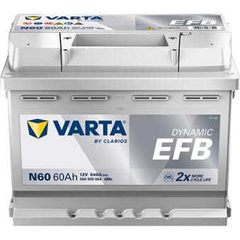 Batterie de démarrage Start & Stop VARTA 560500064K262