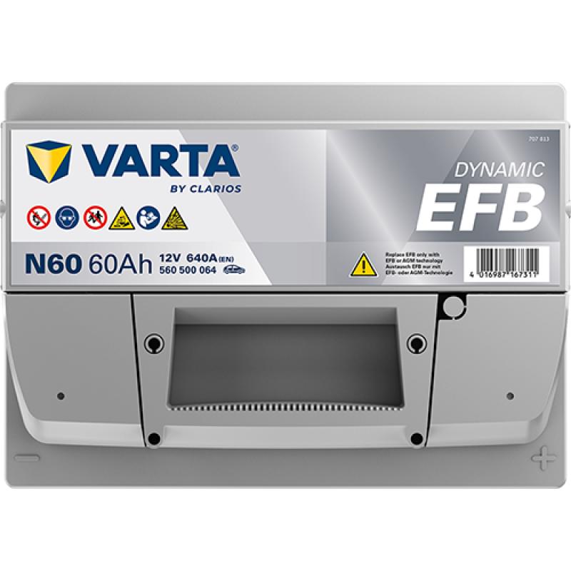 Batterie de démarrage Start & Stop VARTA 560500064K262 - Visuel 3