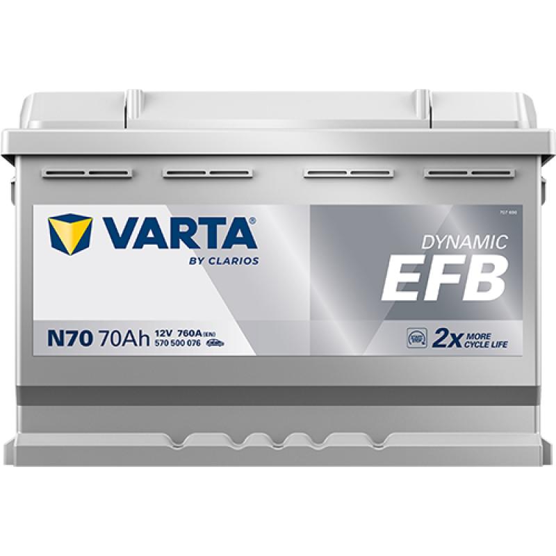 Batterie de démarrage Start & Stop VARTA 570500076K262 - Visuel 2