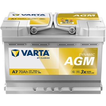 Batterie de démarrage Start & Stop VARTA 570901076K262