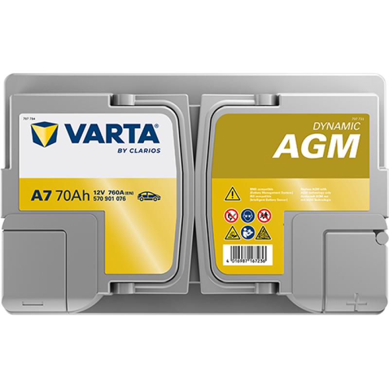 Batterie de démarrage Start & Stop VARTA 570901076K262 - Visuel 3
