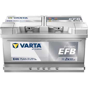 Batterie de démarrage Start & Stop VARTA 575500073K262