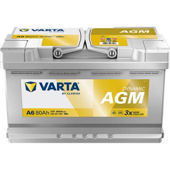 Batterie de démarrage Start & Stop VARTA 580901080K262