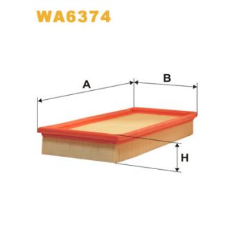 Filtre à air WIX FILTERS WA6374