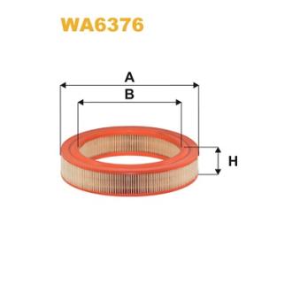 Filtre à air WIX FILTERS WA6376