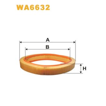 Filtre à air WIX FILTERS WA6632