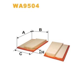 Filtre à air WIX FILTERS WA9504