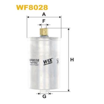 Filtre à carburant WIX FILTERS WF8028