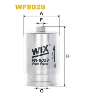 Filtre à carburant WIX FILTERS