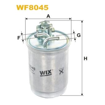 Filtre à carburant WIX FILTERS WF8045