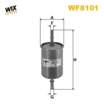 Filtre à carburant WIX FILTERS WF8101