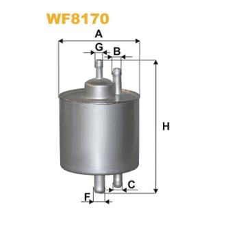 Filtre à carburant WIX FILTERS