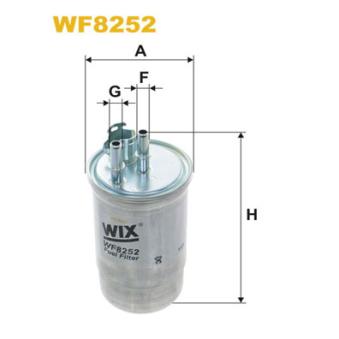 Filtre à carburant WIX FILTERS