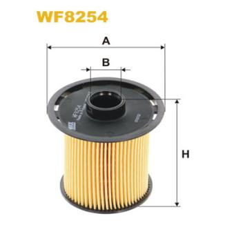 Filtre à carburant WIX FILTERS WF8254