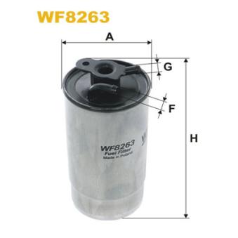 Filtre à carburant WIX FILTERS WF8263