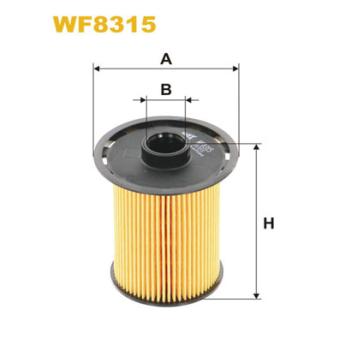 Filtre à carburant WIX FILTERS WF8315