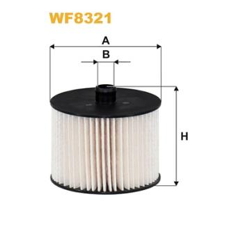 Filtre à carburant WIX FILTERS WF8321