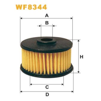 Filtre à carburant WIX FILTERS WF8344