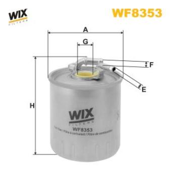 Filtre à carburant WIX FILTERS