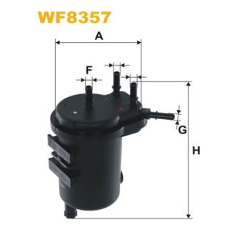 Filtre à carburant WIX FILTERS WF8357