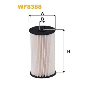 Filtre à carburant WIX FILTERS WF8388