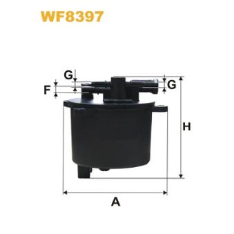 Filtre à carburant WIX FILTERS