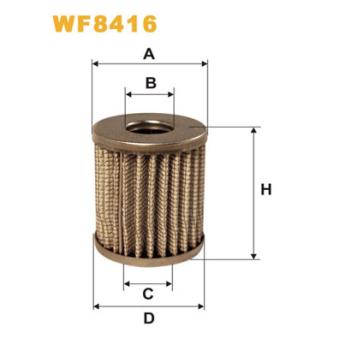 Filtre à carburant WIX FILTERS WF8416