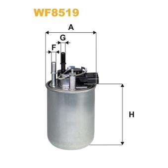 Filtre à carburant WIX FILTERS WF8519