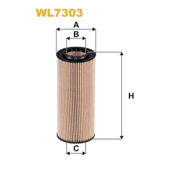 Filtre à huile WIX FILTERS WL7303