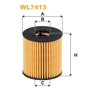 Filtre à huile WIX FILTERS WL7413