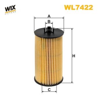 Filtre à huile WIX FILTERS WL7422