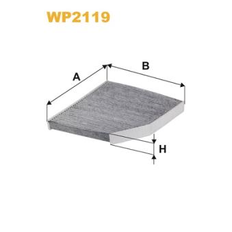 Filtre, air de l'habitacle WIX FILTERS