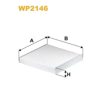 Filtre, air de l'habitacle WIX FILTERS