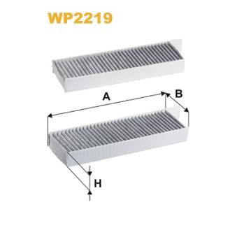 Filtre, air de l'habitacle WIX FILTERS WP2219