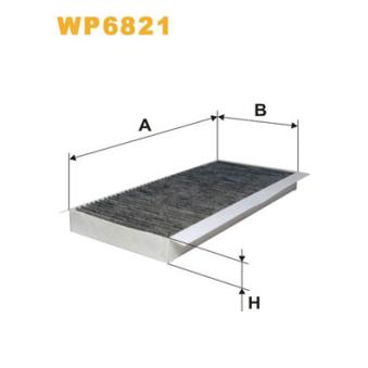 Filtre, air de l'habitacle WIX FILTERS WP6821