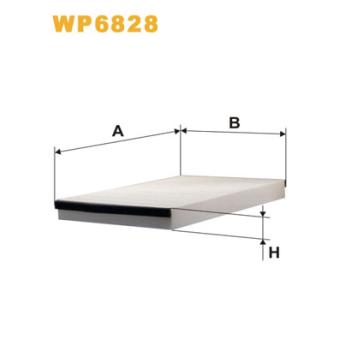 Filtre, air de l'habitacle WIX FILTERS